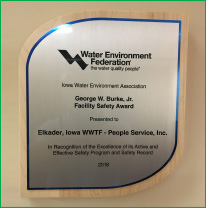 PeopleService wins the George W. Burke, Jr. Facility Safety Award for 2018.