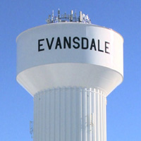 Evansdale water tower